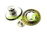 Buttons denim "Dash Small" 17 mm, 20 mm, color antique, 10 pcs