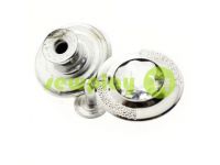 Buttons denim "Glade-Stone" 20 mm, color nickel, 10 pcs