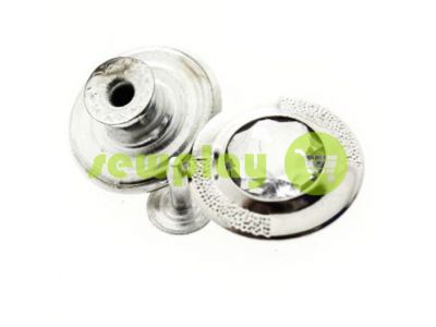 Buttons denim "Glade-Stone" 20 mm, color nickel, 10 pcs sku 2019