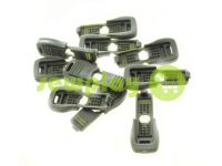 Tip "crab" plastiс olive cord d= 6 mm, 10 pcs