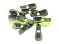 Tip "crab" plastiс olive cord d= 6 mm, 10 pcs sku 878