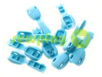 Tip "beans" plastiс blue cord d= 6 mm, 10 pcs sku 880