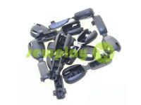 Tip "beans" plastiс black cord d= 6 mm, 10 pcs sku 882