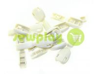 Tip "beans" plastiс beige cord d= 6 mm, 10 pcs sku 883