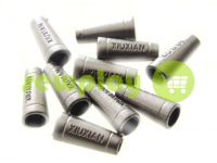 Tip "xiuxian" plastiс black nickel 20 mm* 8 mm, cord d= 4 mm, 10 pcs