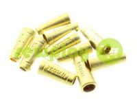 Tip "Xiuxian" plastiс gold 20 mm* 8 mm, cord d= 4 mm, 10 pcs