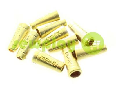 Tip "Xiuxian" plastiс gold 20 mm* 8 mm, cord d= 4 mm, 10 pcs sku 910