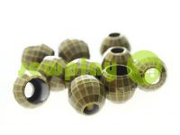 Tip "Disco" plastiс antique 13 mm* 13 mm, cord d= 5 mm, 10 pcs sku 916