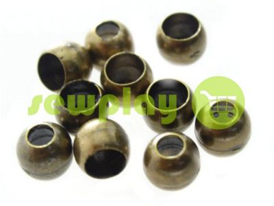 Tip "Circle" plastiс antique 8 mm* 8 mm, cord d= 3 mm, 10 pcs sku 918