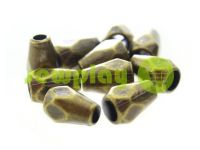 Tip "Gran" plastiс antique 12 mm* 8 mm, cord d= 3 mm, 10 pcs sku 920