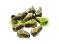 Tip "Gran" plastiс antique 12 mm* 8 mm, cord d= 3 mm, 10 pcs