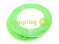 Satin Tape 7mm, color spring green, length 25 m