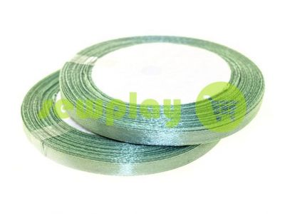 Satin Tape 7mm, color dark seagreen, length 25 m