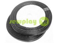 Satin Tape 7mm, color black, length 25 m