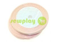 Satin Tape 7mm, color lightpink, length 25 m