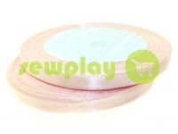 Satin Tape 7mm, color lightpink, length 25 m