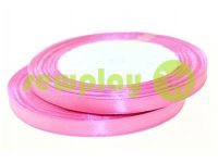 Satin Tape 7mm, color hotpink, length 25 m