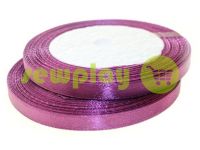 Satin Tape 7mm, color dark magenta, length 25 m