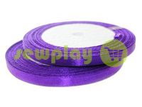 Satin Tape 7mm, color darkpurple, length 25 m