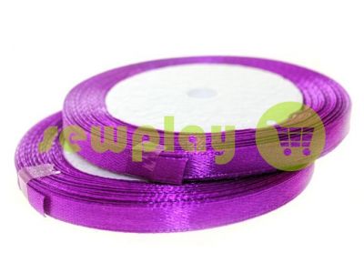 Satin Tape 7mm, color mediumorchid, length 25 m