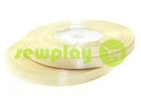 Satin Tape 7mm, color cornsilk, length 33 m