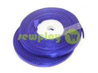 Satin Tape 7mm, color royalblue, length 33 m