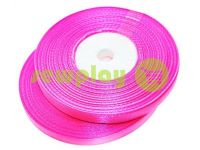 Satin Tape 7mm, color hotpink, length 33 m