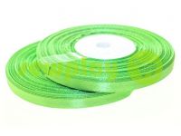 Satin Tape 7mm, color spring green, length 33 m