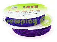 Wire for beads 0.3 mm, length 30 m, color blue