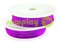 Wire for beads 0.4 mm, length 50 m, color pink