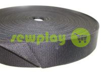 Braid for bags polyamide 20 mm - 50 mm, black sku 2349