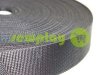 Braid for bags polyamide 20 mm - 50 mm, black sku 2349