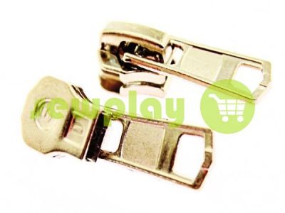 Slider for metal zipper square II type 5 nickel sku 2737