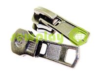 Slider for metal zipper square II type 5 black nickel sku 2738