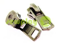 Slider for metal zipper square II type 5 black nickel sku 2738