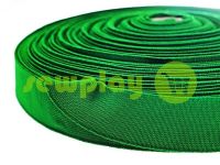 Elastic band textile green 25 mm thick