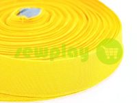 Elastic band textile yellow 25 mm thick sku 2751