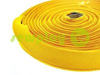 Elastic band textile yellow 25 mm thick