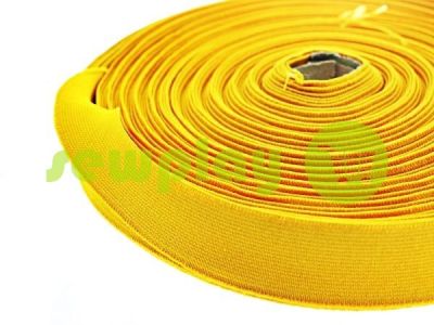 Elastic band textile yellow 25 mm thick sku 2751