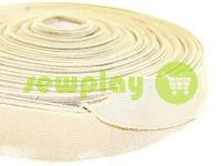 Elastic band textile beige 25 mm thick sku 2753