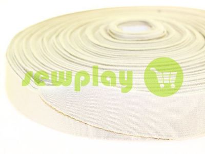 Elastic band textile beige 25 mm thick sku 2753