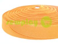 Elastic band textile orange 25 mm thick