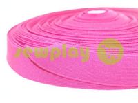 Elastic band textile pink 25 mm thick