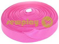 Elastic band textile pink 25 mm thick sku 2755