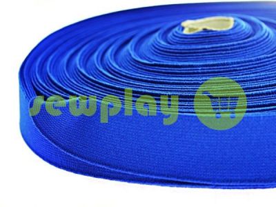 Elastic band textile blue 25 mm thick sku 2757