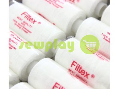 Thread Filtex 450 yard, 40/2 density, color white sku 1200