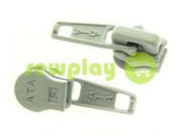 Slider standard for spiral zipper type 5 gray  sku 1243