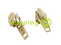 Slider standard for spiral zipper type 5 beige  sku 1249