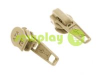 Slider standard for spiral zipper type 5 beige 