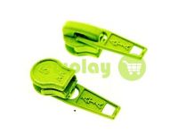 Slider standard for spiral zipper type 5 green  sku 1254